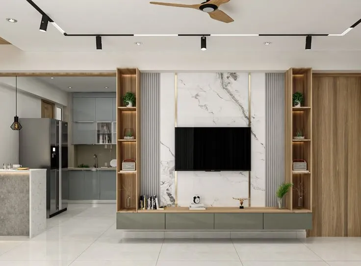 Contoh Backdrop TV Minimalis Jogja Termurah