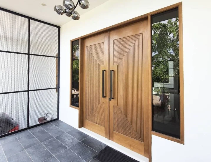 Model Pintu Jati 2 Pintu Jogja
